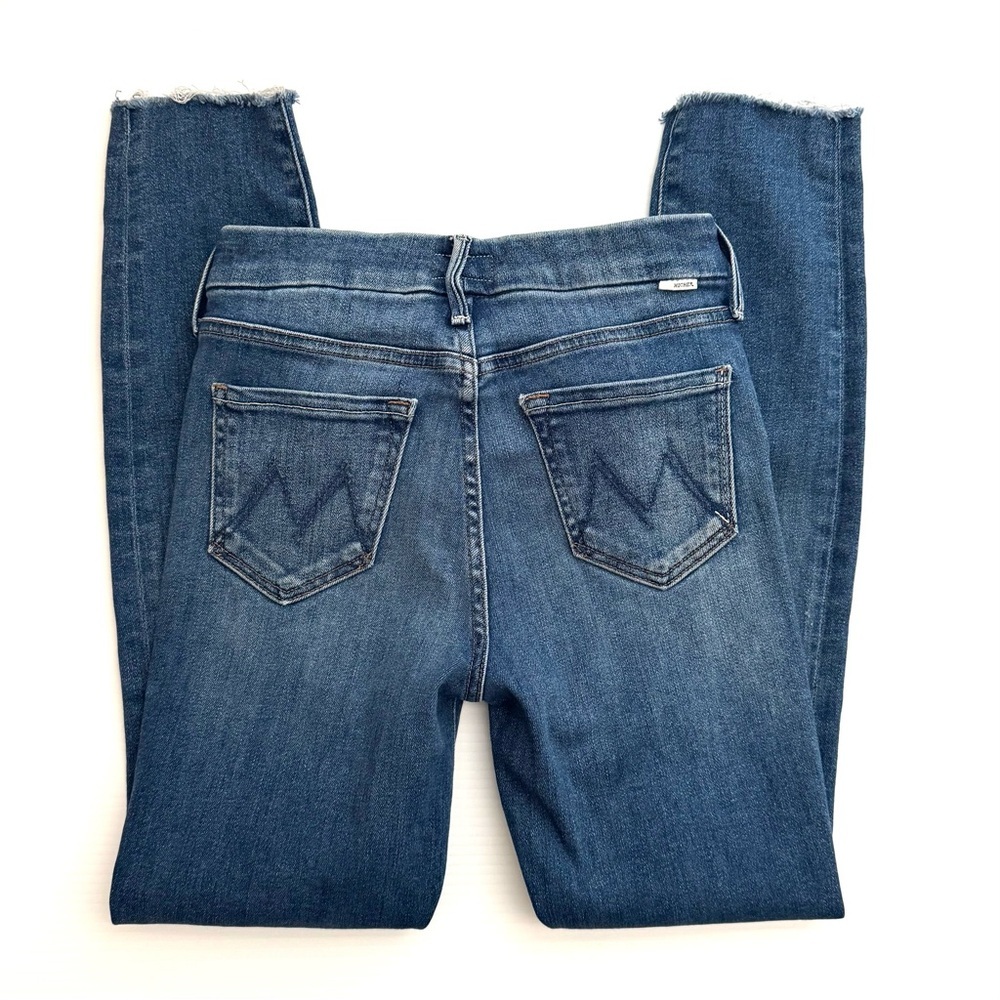 MOTHER The Looker Ankle Fray Jeans In Satisfaction Guaranteed Size 24 - Picture 4 of 8